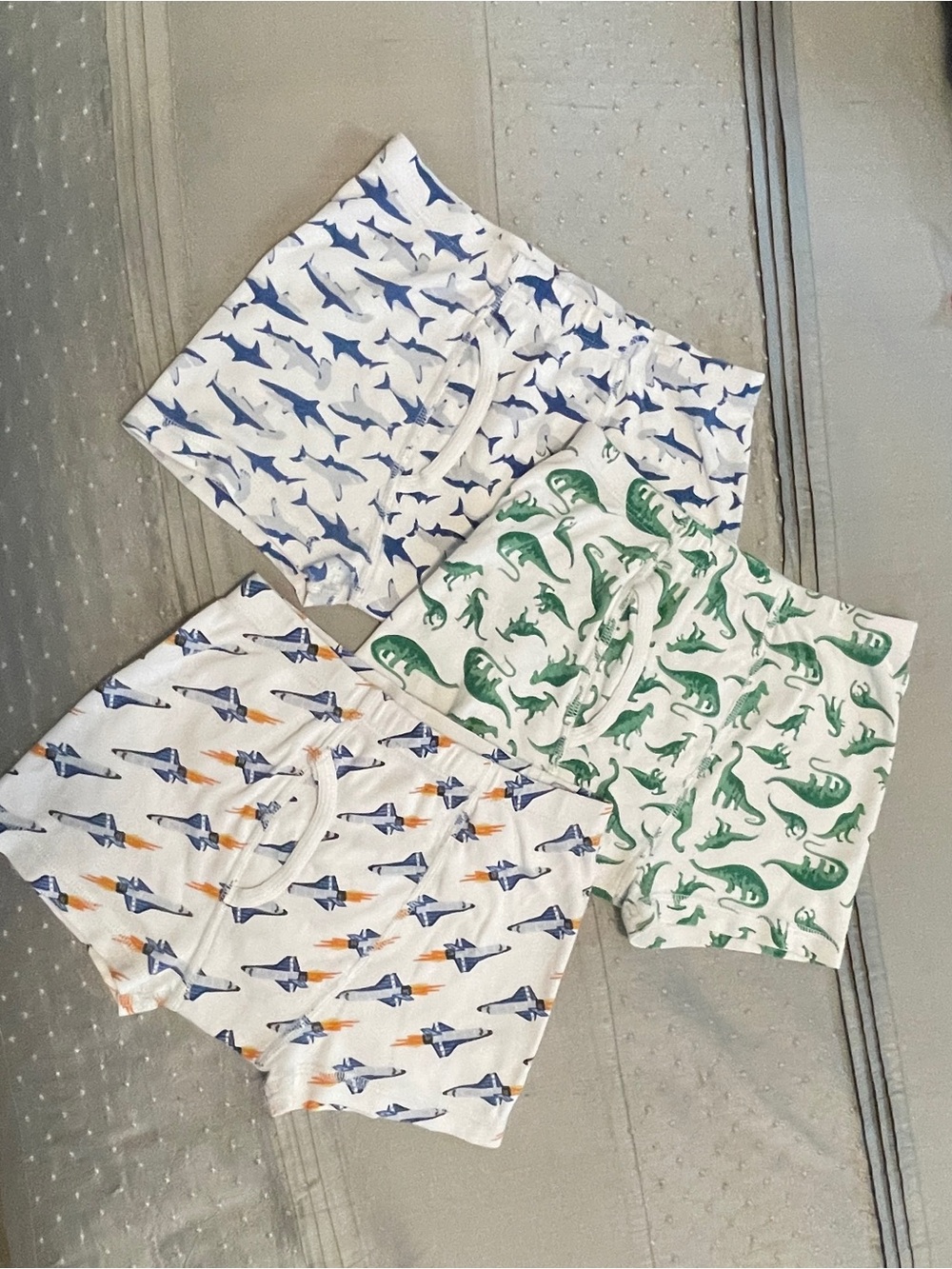 Hanna Andersson Organic Cotton Boy’s Boxer Briefs Pack of 3 size S4-5